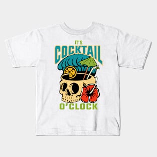 It's Cocktail O'clock Kids T-Shirt